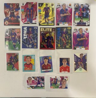 Lote de Cromos de Gavi FC Barcelona