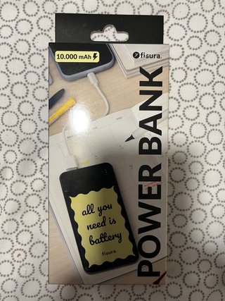 Batería externa 10.000 mAh Fisura