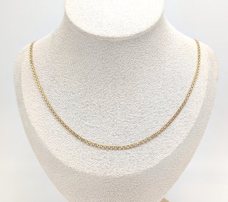 Cadena Bismark de oro de 18k, 4.87 g, 50 cm.