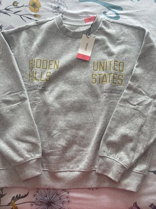 Sudadera Lefties Gris Talla L