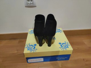 Botines de Ante Negros Woman MariPaz