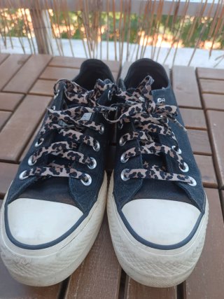 Converse Zapatillas Mujer Negro Multicolor