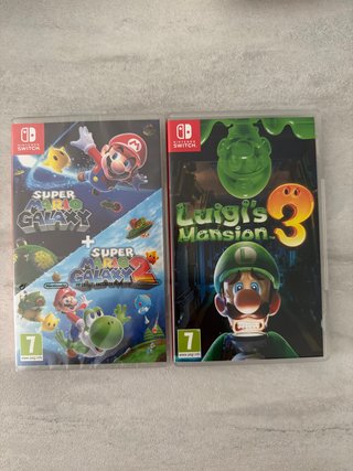 Super Mario Galaxy 1 & 2 + Luigi's Mansion 3