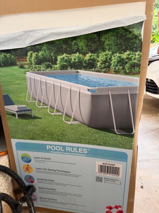 Piscina Rectangular Prism Frame INTEX