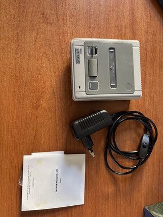 Raspberry Pi 3B + carcasa SNES + fuente aliment