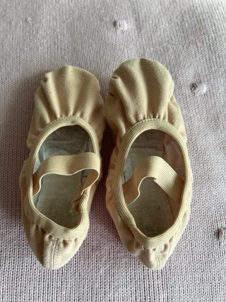 Zapatillas ballet niña beige