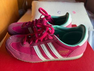 Zapatillas Adidas Dragon Rosa y Verde