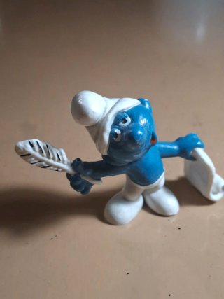 Figura Pitufo Poeta Schleich