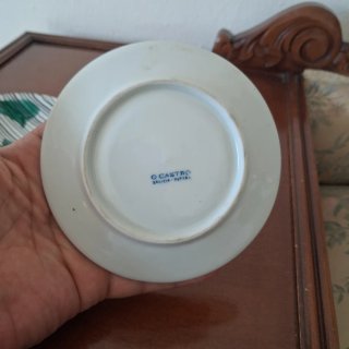 Taza y plato Porcelana Sargadelos