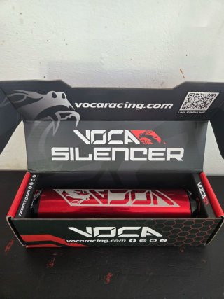 Silenciador Voca Racing Rojo