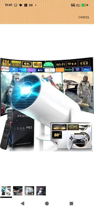 Proyector Rekion Full HD 1080P