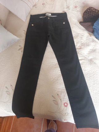 Vaqueros Negros Massimo Dutti