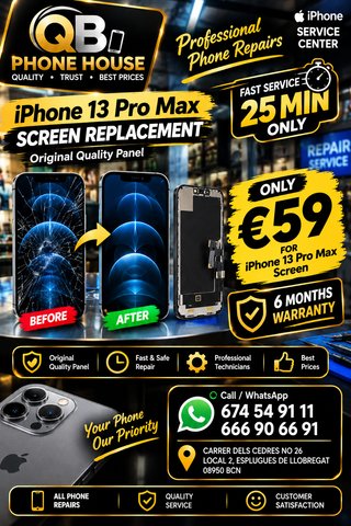 Reparación de pantalla – iPhone 13 Pro Max