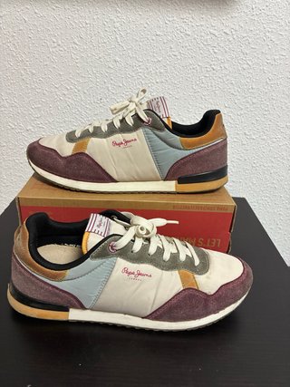 Zapatillas Pepe Jeans Beige y Morado