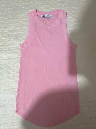 Canotta Zara rosa taglia S