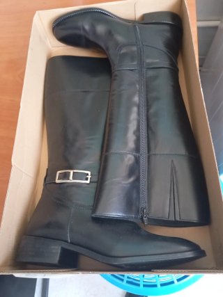 Botas de cuero negro Bryan Stepwise