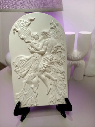 Bassorilievo Gesso Angeli Scultura