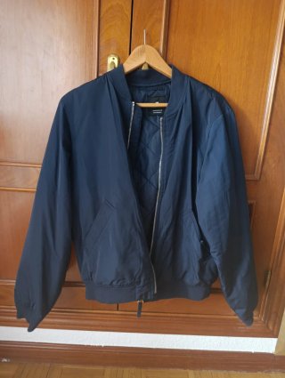 Cazadora Bomber Azul