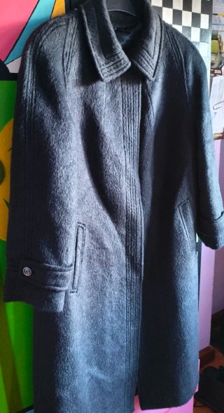 Abrigo de Alpaca Artein Gris Talla 46