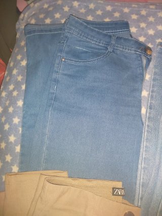 Lote 4 Pantalones Mujer Zara Talla M y talla 38...