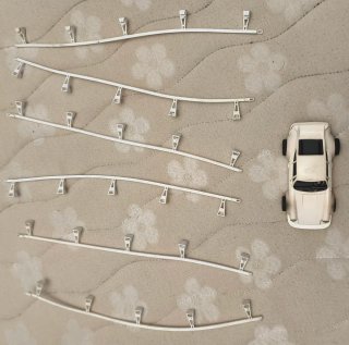 Scalextric antiguo con coche Porsche Carrera