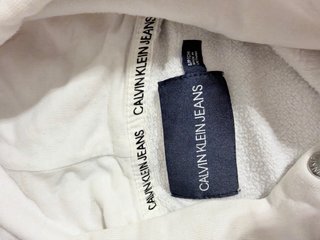 Sudadera Calvin Klein Jeans Blanca