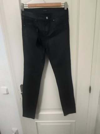 Pantalón Negro Massimo Dutti