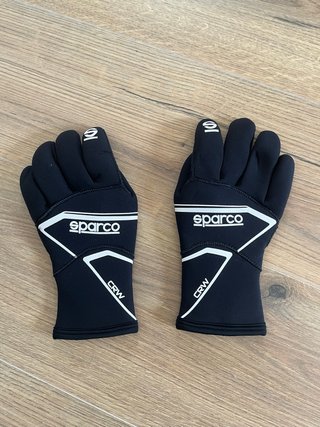 Guantes Sparco para lluvia negros