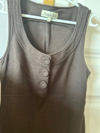Vestido marrón Amichi Talla S