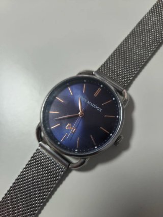 Reloj Mark Maddox Azul y Plateado