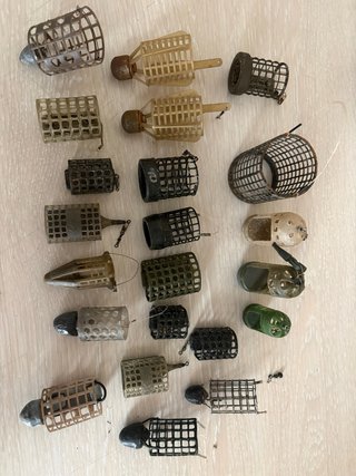Lote de 22 cebadores de pesca