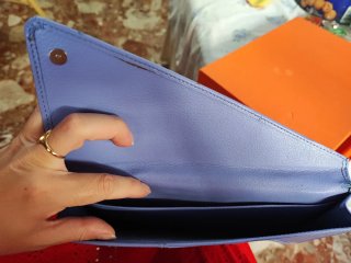 Bolso de mano azul