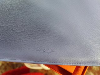 Bolso de mano azul