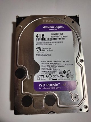 Disco Duro Western Digital 4TB WD40PURZ