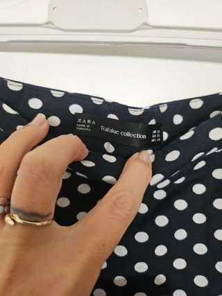 Falda pantalón de lunares