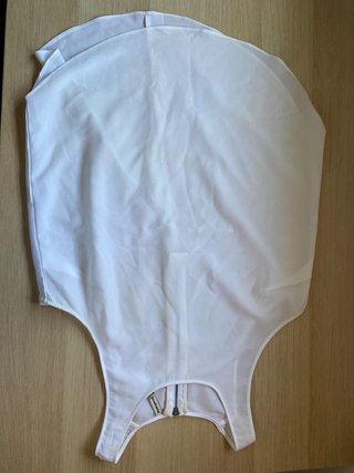 Blusa de tirantes blanca Stradivarius