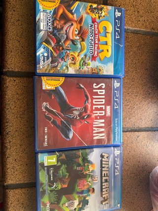 3 Juegos PS4: Spider-Man, CTR y Minecraft