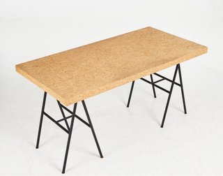 Mesa Ikea Corcho y Metal