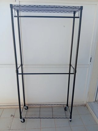 Burro desmontable para ropa y almacenaje