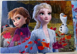 Puzzle Frozen II 4x48 Maxifloor Doble Cara