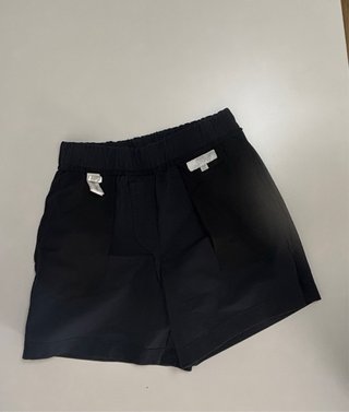 Pantalón bermuda corto Zara negro azul talla S