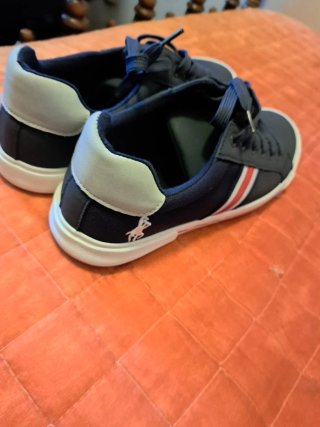 Zapatillas Polo Ralph Lauren Azul y Blanco