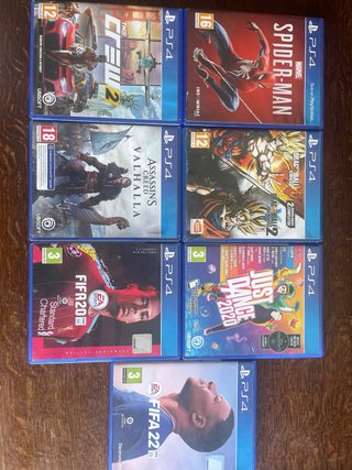 Lote de 7 Juegos para PS4