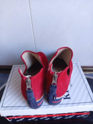 Botín cuña KILARNY rojo talla 39.Venta en Palencia