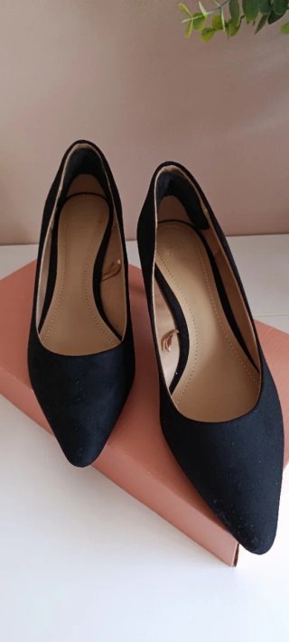 Zapatos de vestir de ante negros