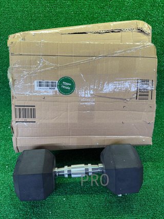 Mancuerna hexagonal FFitness de 10 kg