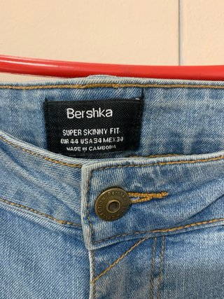 Pantalones vaqueros hombre Bershka azules