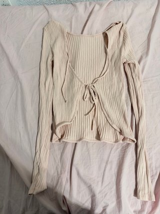 Blusa manga larga rosa