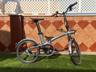 Bicicleta Plegable B'Twin Gris