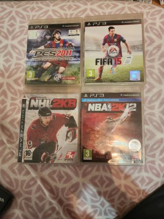 Lote 4 Giochi PS3 Sportivi